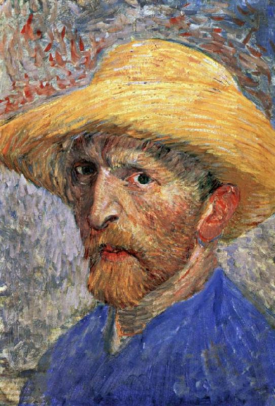 Vincent Van Gogh Self-Portrait in a Straw Hat china oil painting image